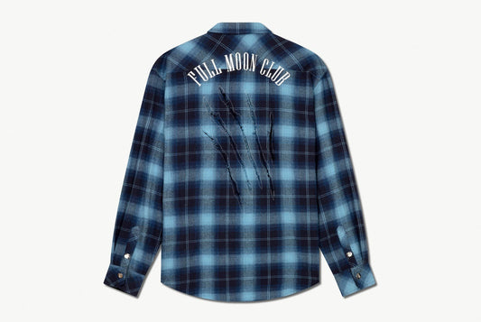 Full Moon Club Shirt '23 - Blue Flannel