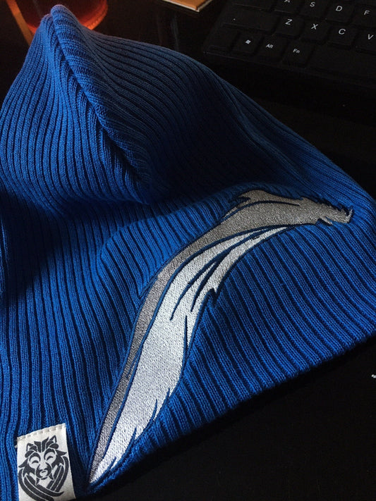 Rabbit Beanie: Blue